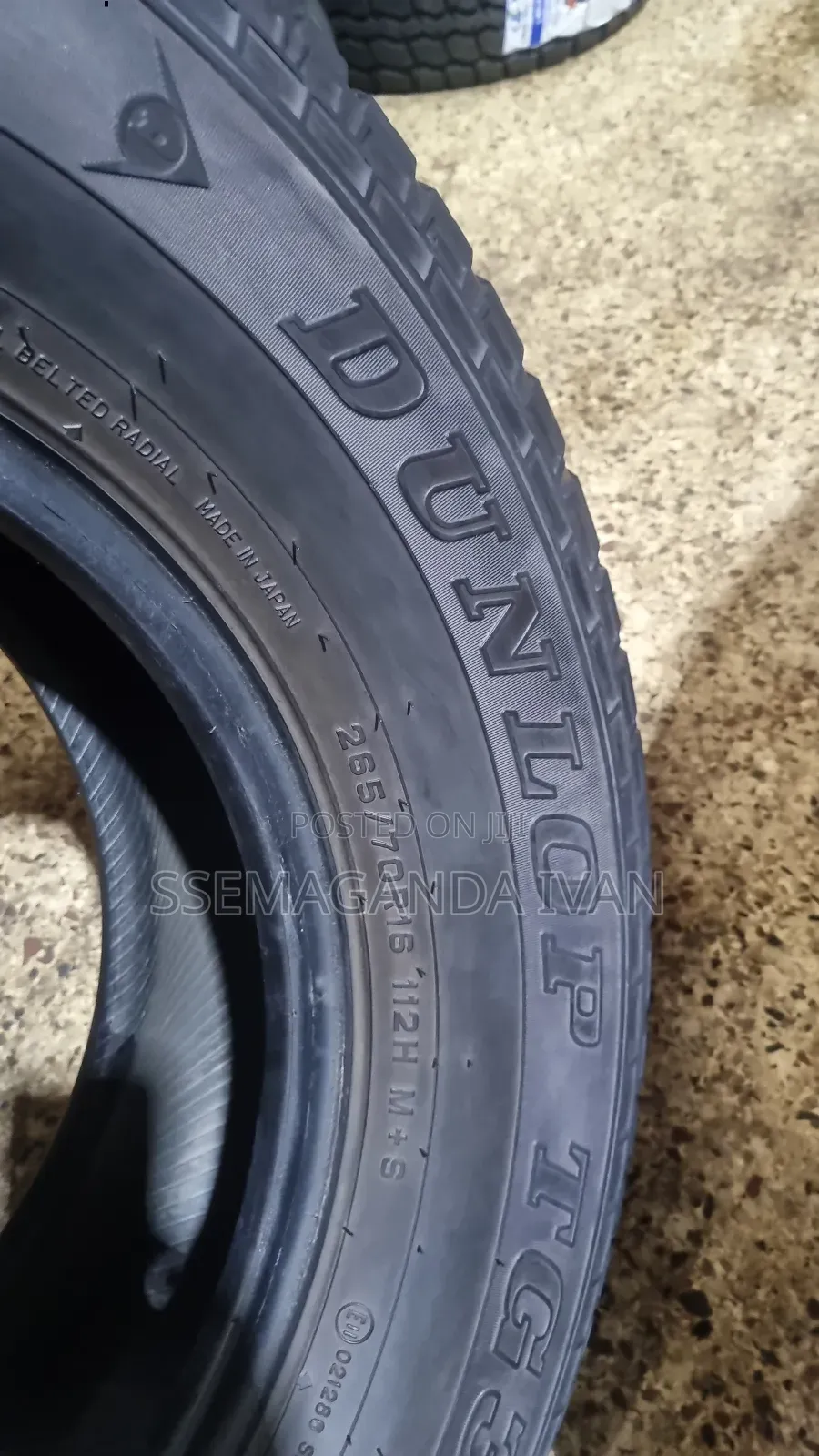 265/70r16 Original Dunlop Imported Used