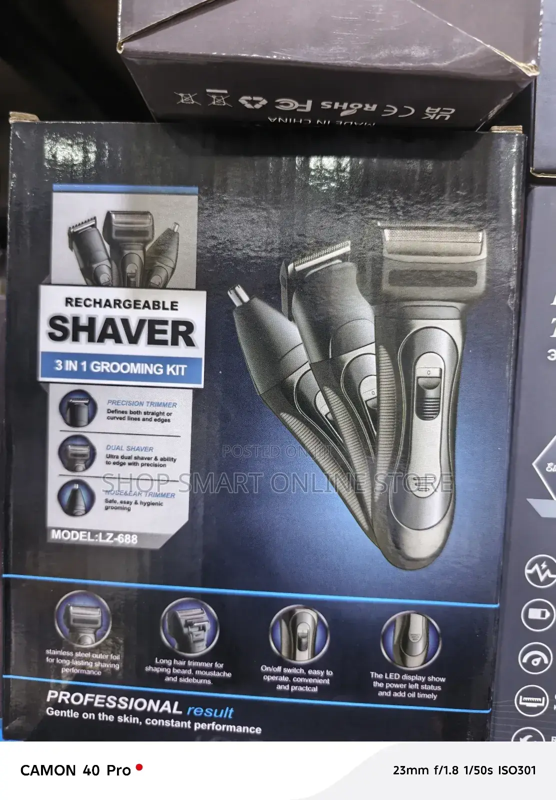 Rechargeable Shaver Grooming Shaver