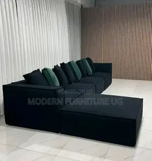 Black  L Sofa