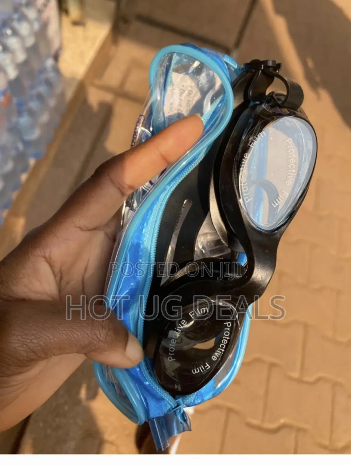 Unisex Kid's Swimming Goggles - Black