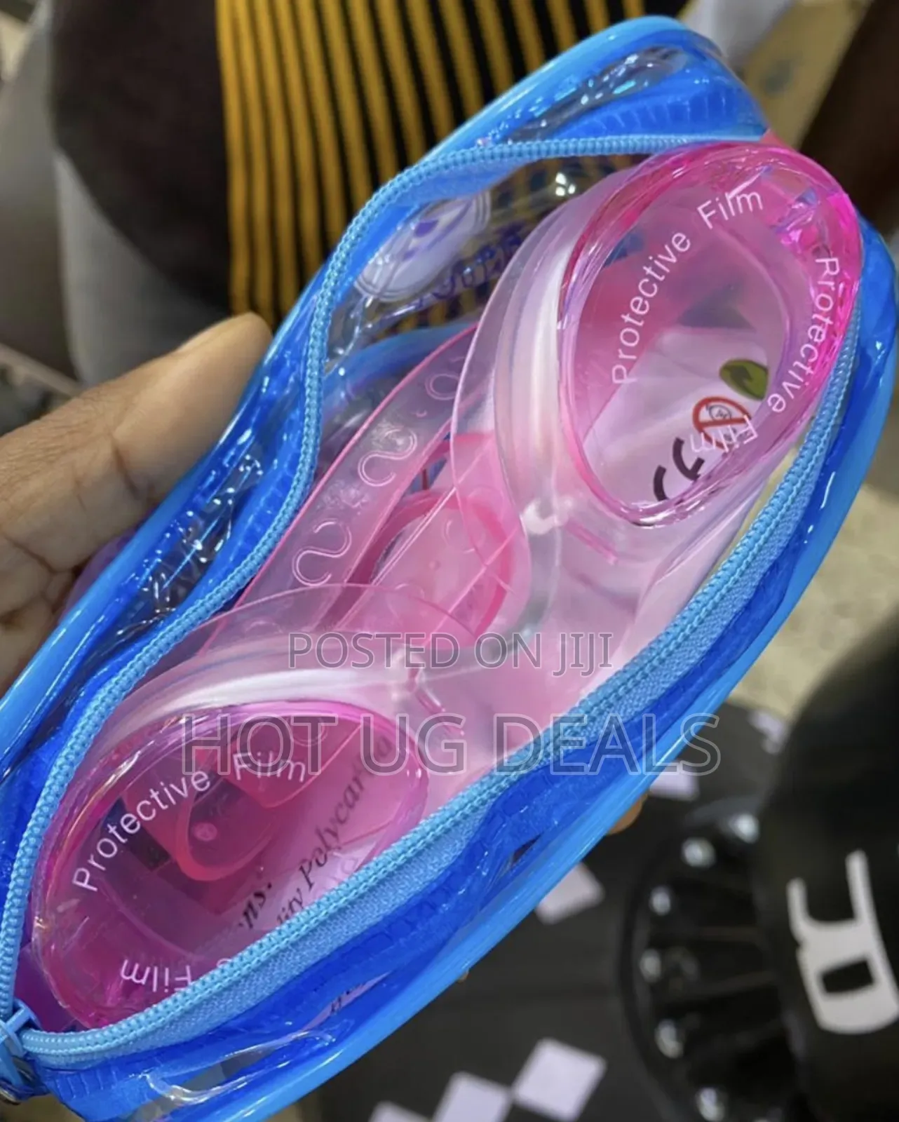 Unisex Kid's Swimming Goggles ( 4 - 17 Years)- Pink