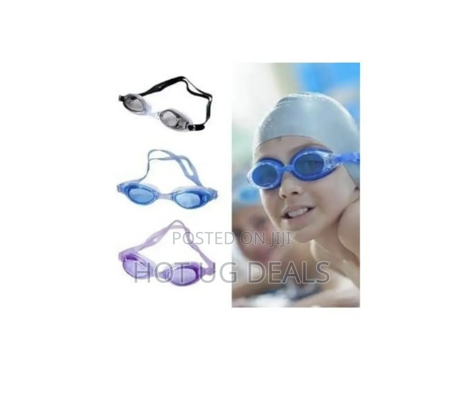 Unisex Kid's Swimming Goggles ( 4 - 17 Years)- Purple