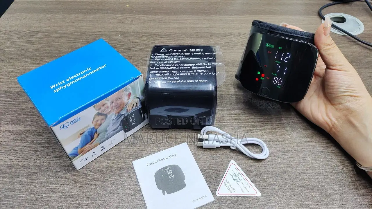 Rechargeable Wrist Blood Pressure Machine