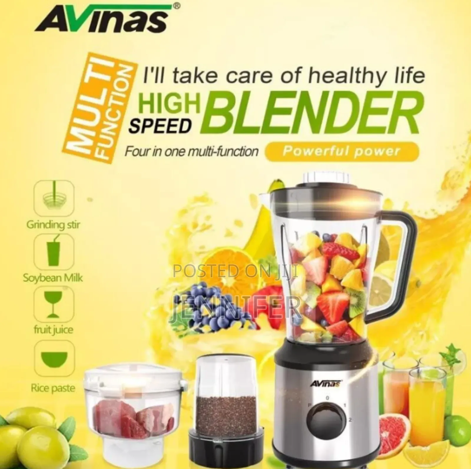 Avinas Multifunctional Food Processor/Blender