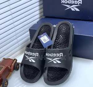 Original Black Classic Reebok Massage Sandals