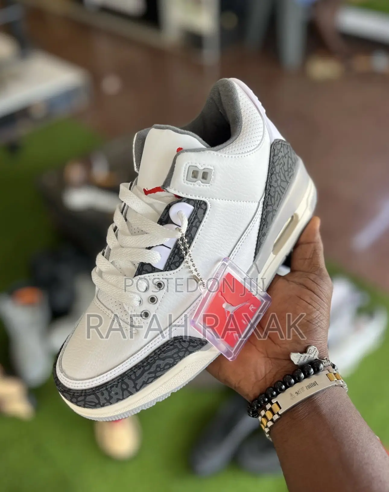 Men’S Air Jordan 3 Retro White Cement Reimagined Sneakers