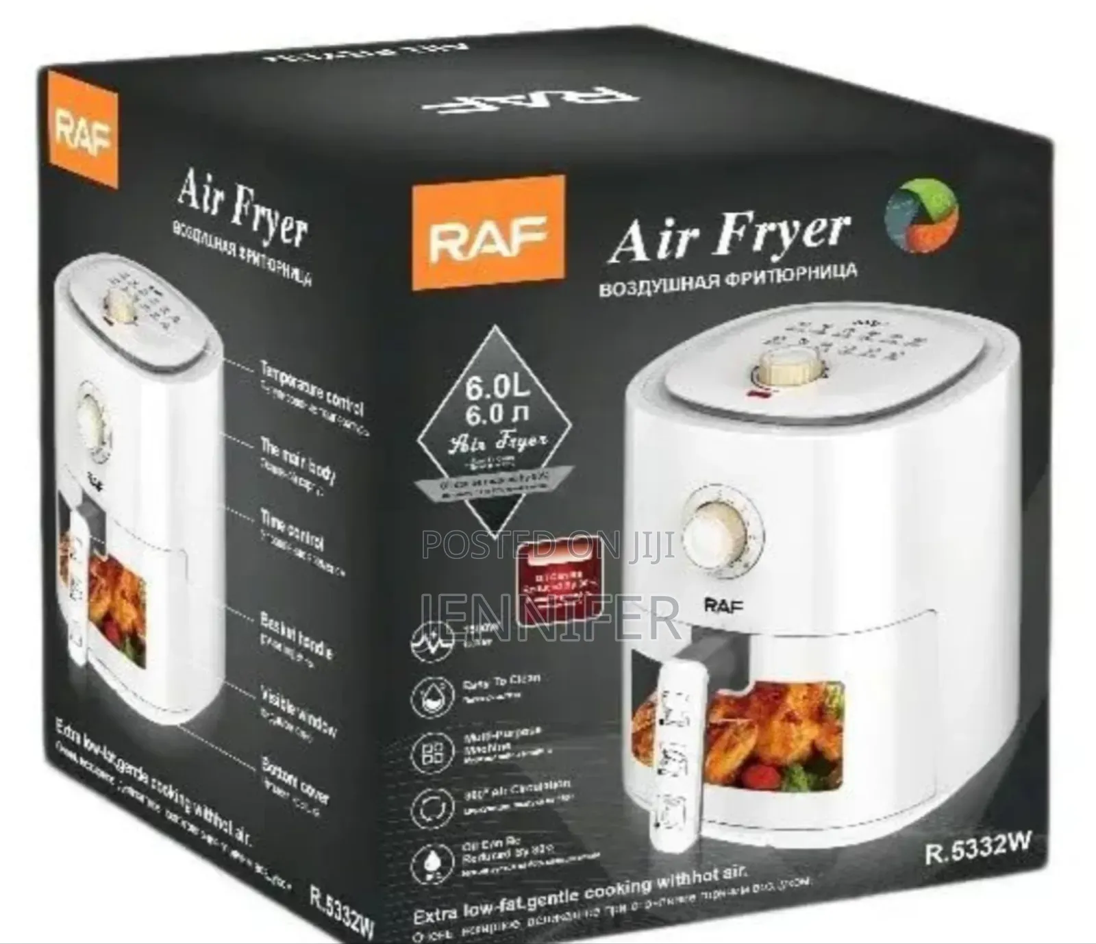 Raf 6 Litres Air Fryer