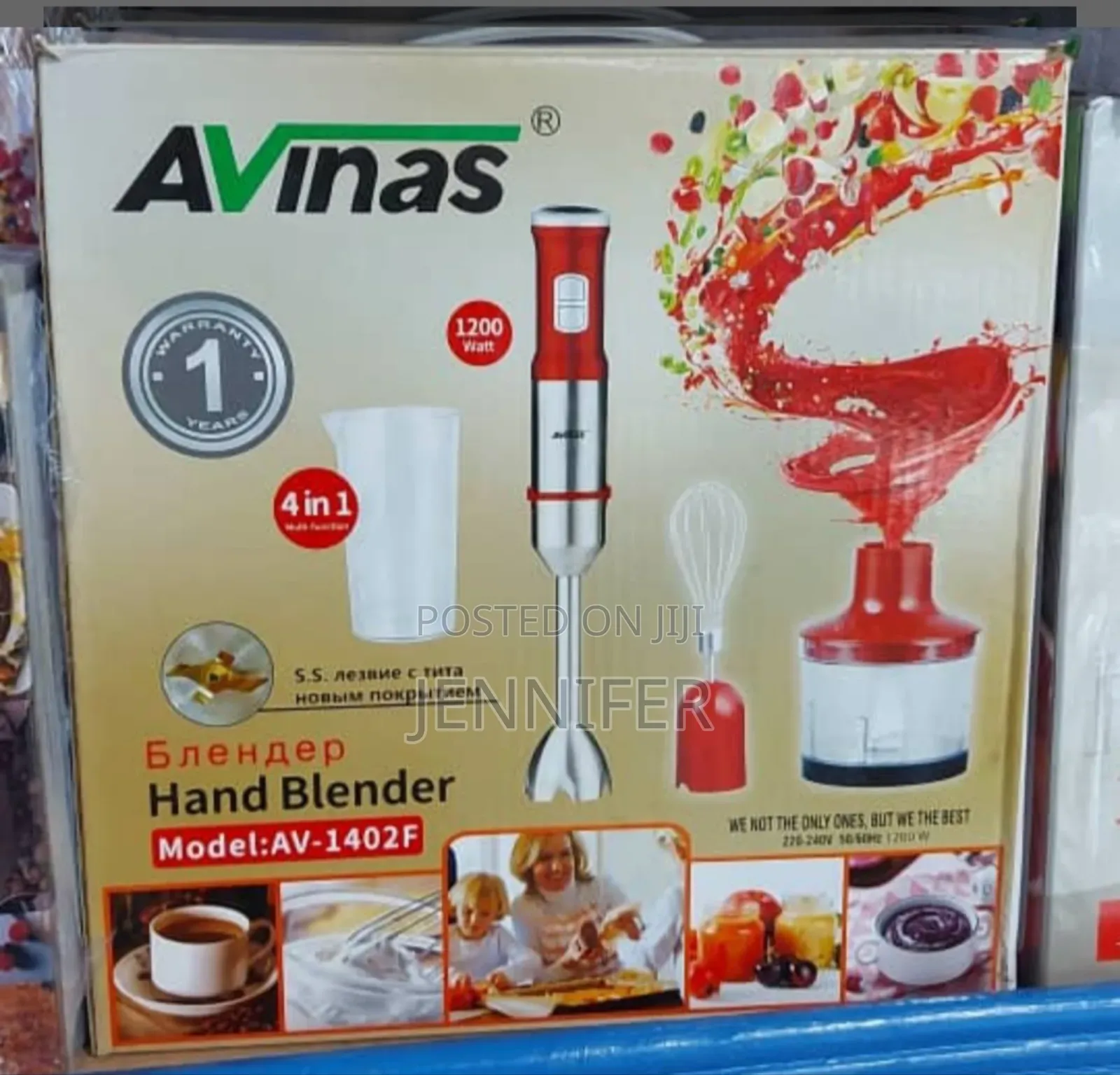 Avinas 4in1 Professional Hand Blender