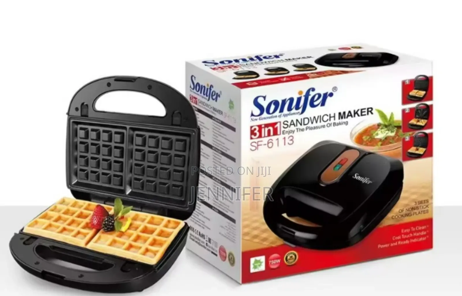 Sandwich Maker 9 in 1 Sonifer Sf-6123