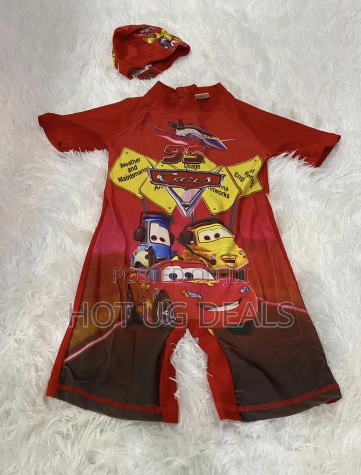 Kid's Swimming Costume Wear With Cap (3 - 16 Years)
