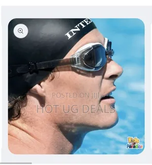 Pack Of Adult  Swimming Cap And Anti-fog Uvswimming Goggles
