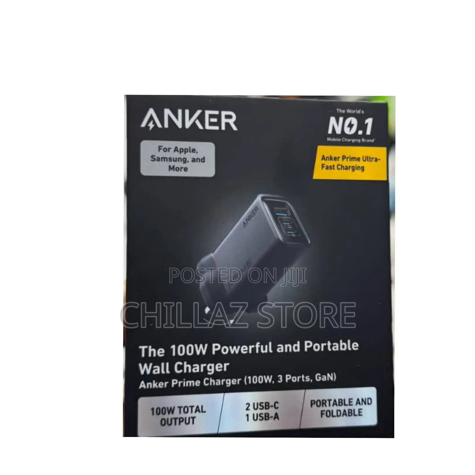 No. 1 Anker Powerful Portable Wall Charger.