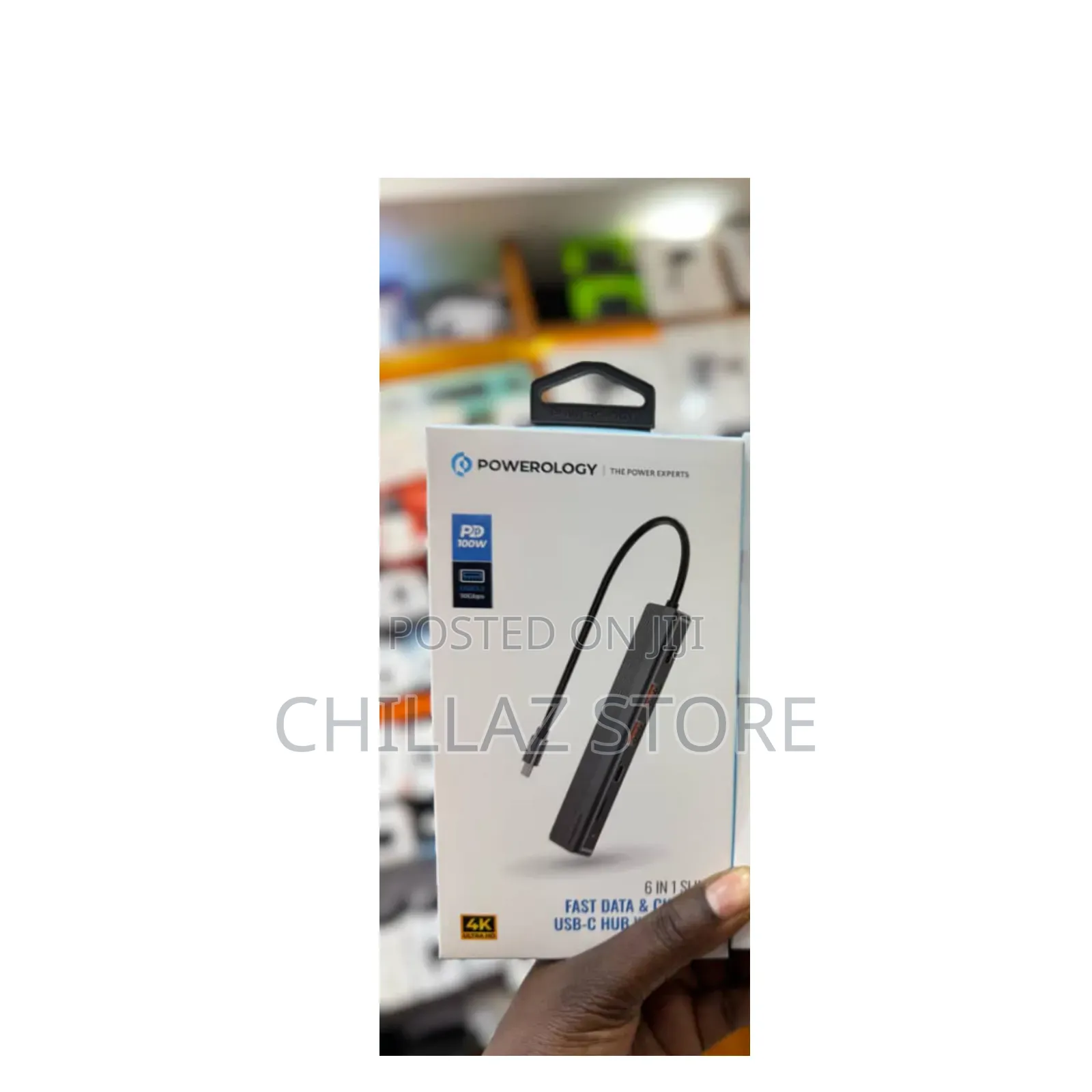 Powerology 6 in 1 Slim Hdmi Usb -C.