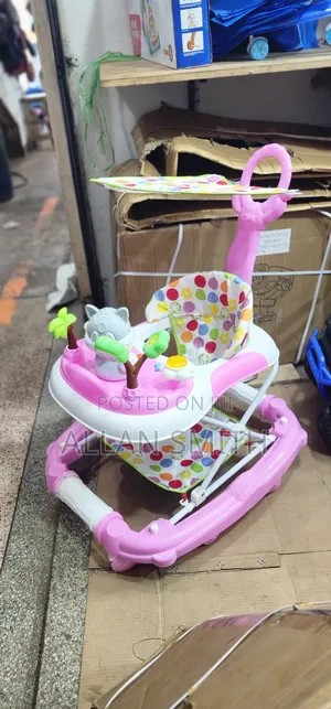 Baby Pink Walkers With Umbrella