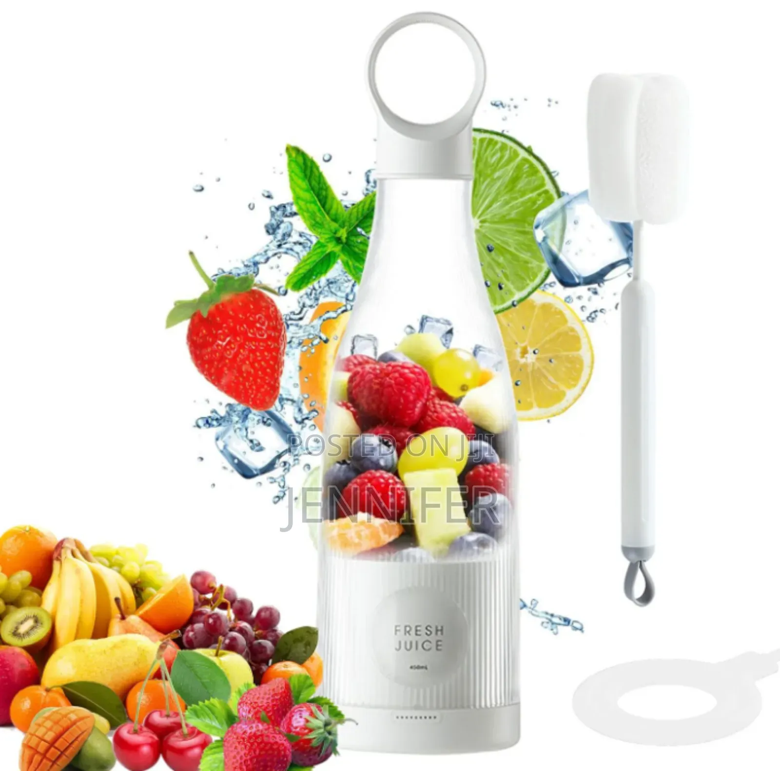 Portable Rechargeable Blender White or Pink