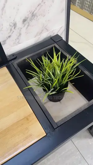 Long Waiting Bench/ Garden/ Balcony With Plant Stand