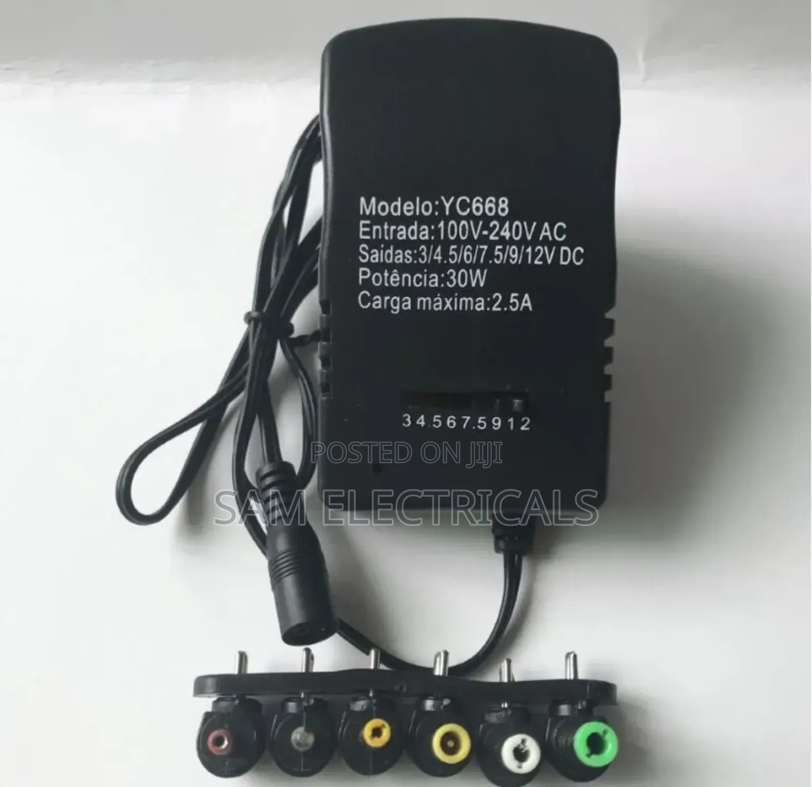 Adjustable Voltage Power Charging Power Adapter