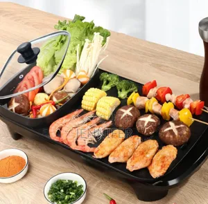 2 in 1 Multifunction Electric BBQ Grill and Hotpot
