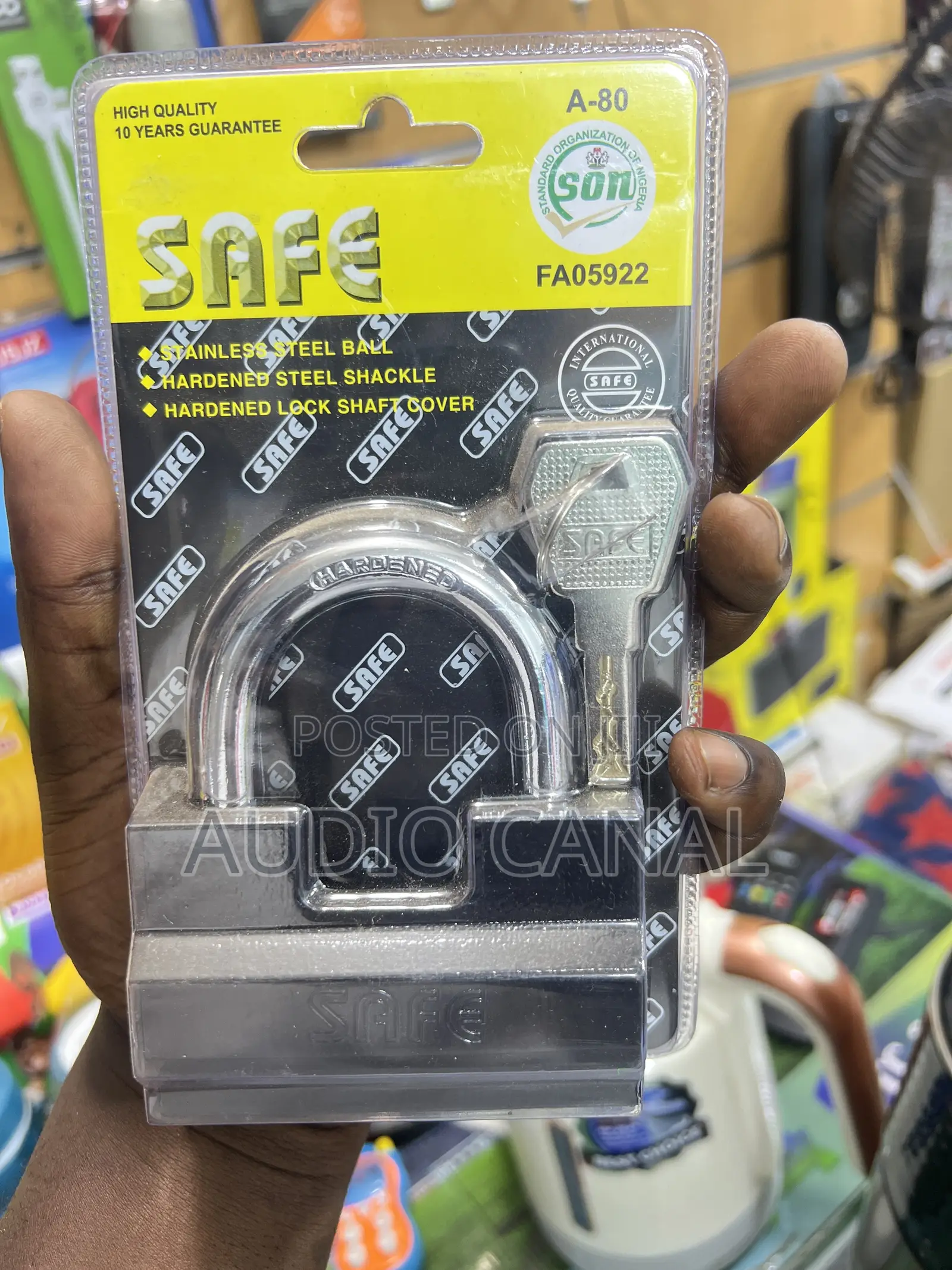 Safe Too Security Padlock