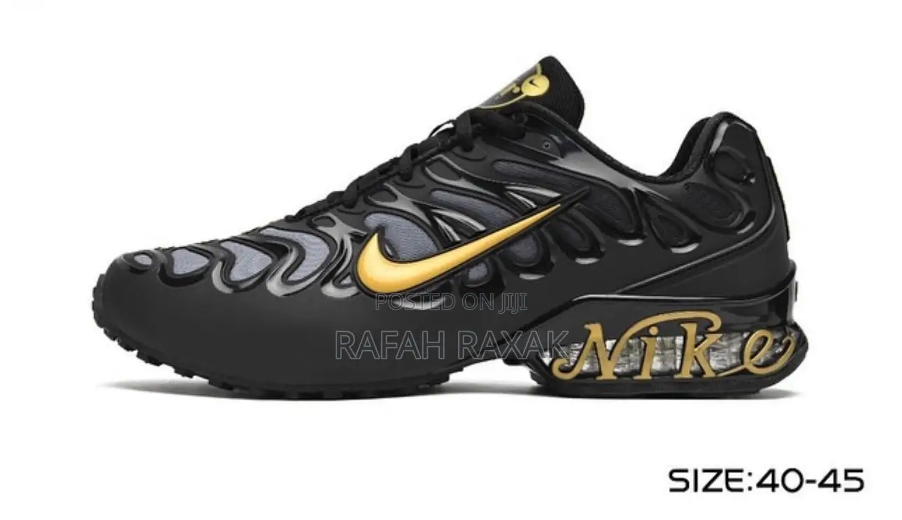 Original Black/Yellow Nike Air Max Plus Drift Sneakers