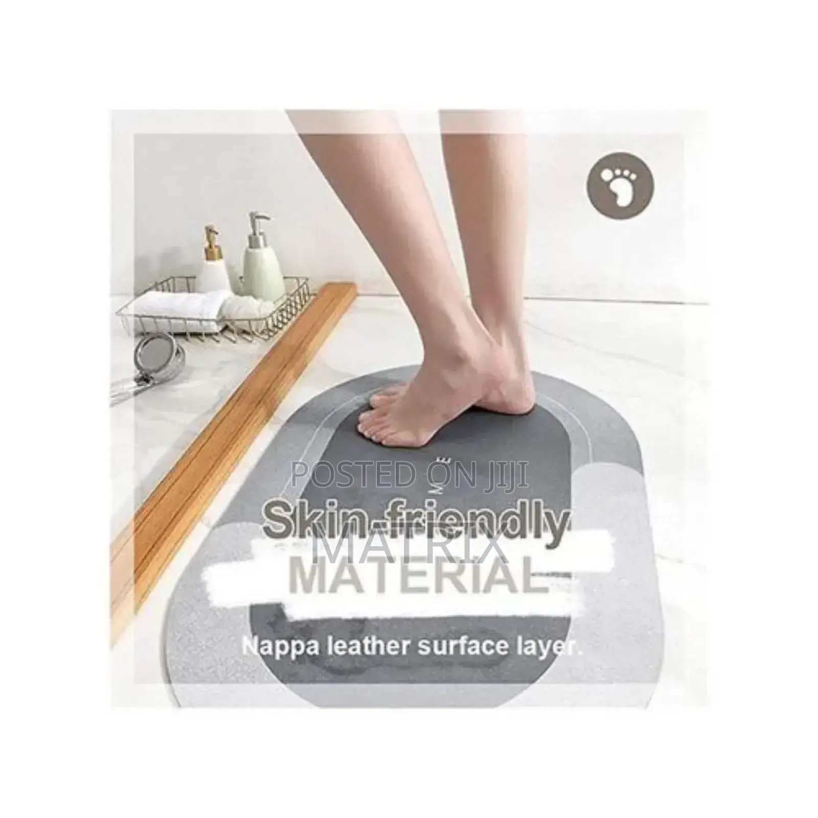 Non-Slip Toilet Bathroom Rugs Carpets- Colour May Vary