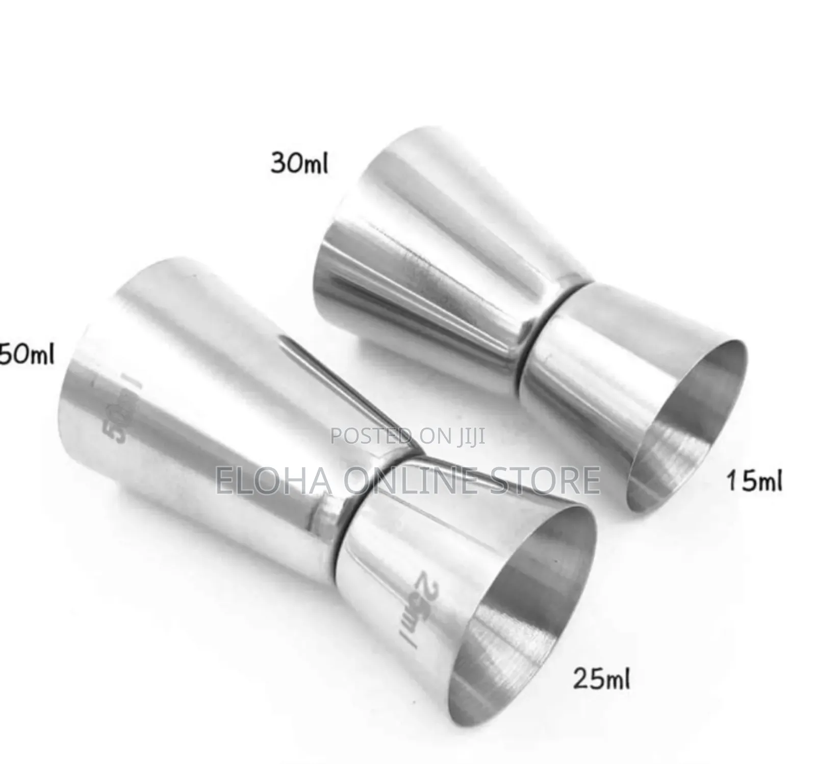 Set of 2 Measuring Cups Cocktail Accessories