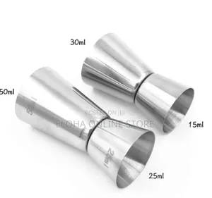 Set of 2 Measuring Cups Cocktail Accessories