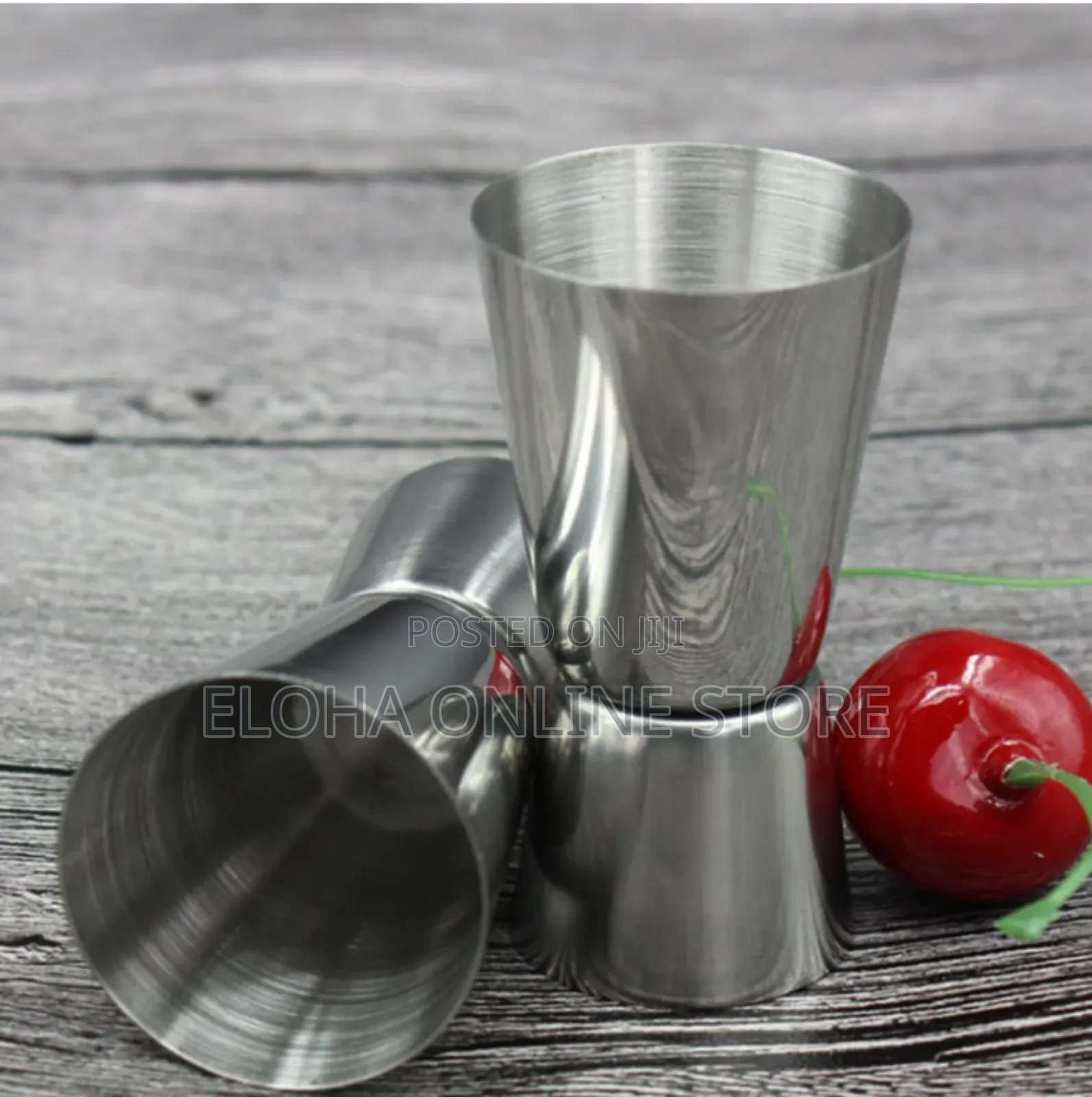 Set of 2 Measuring Cups Cocktail Accessories