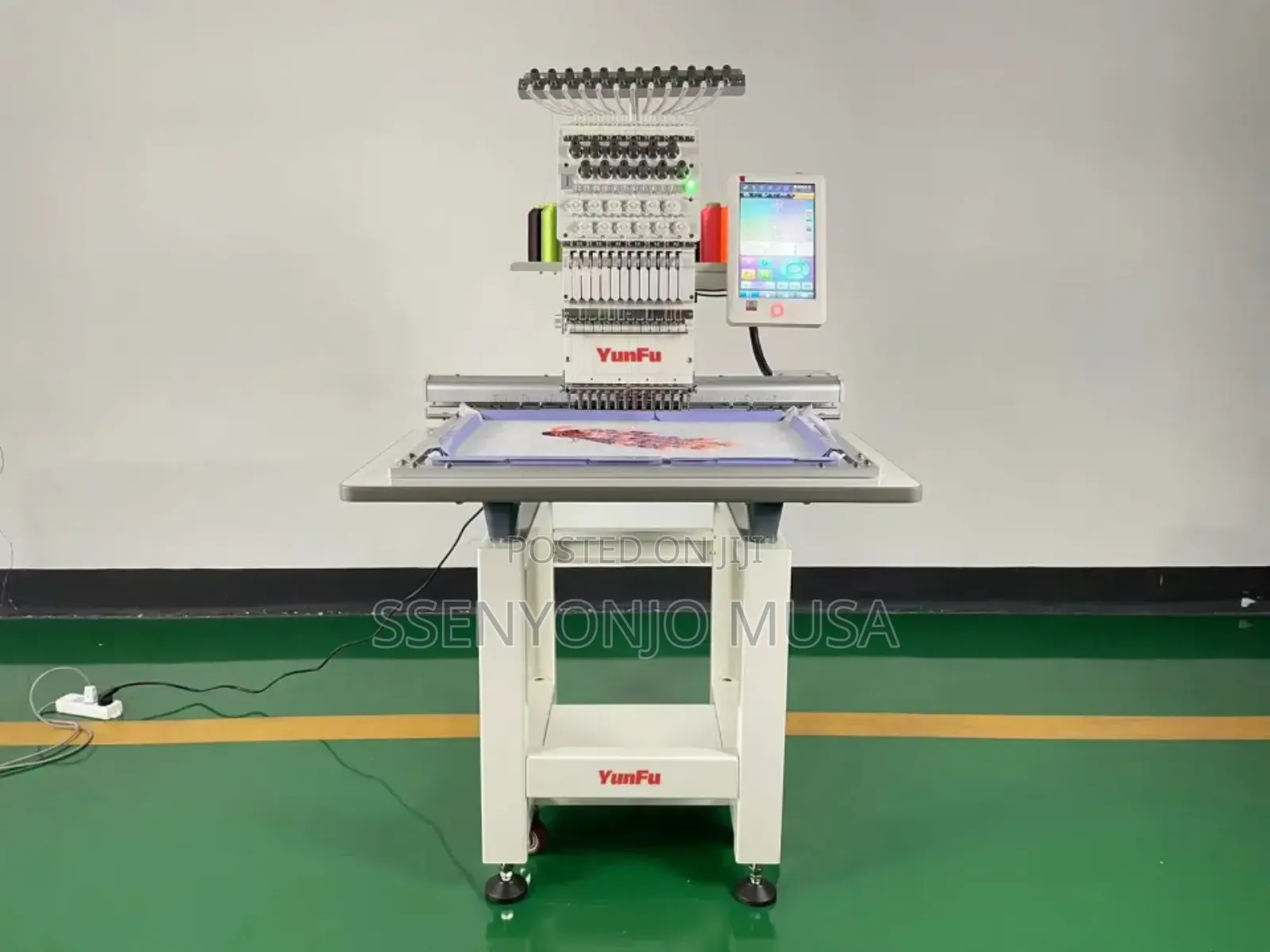 Yunfu Single Head Computerized Embroidery Machine-12 Needles