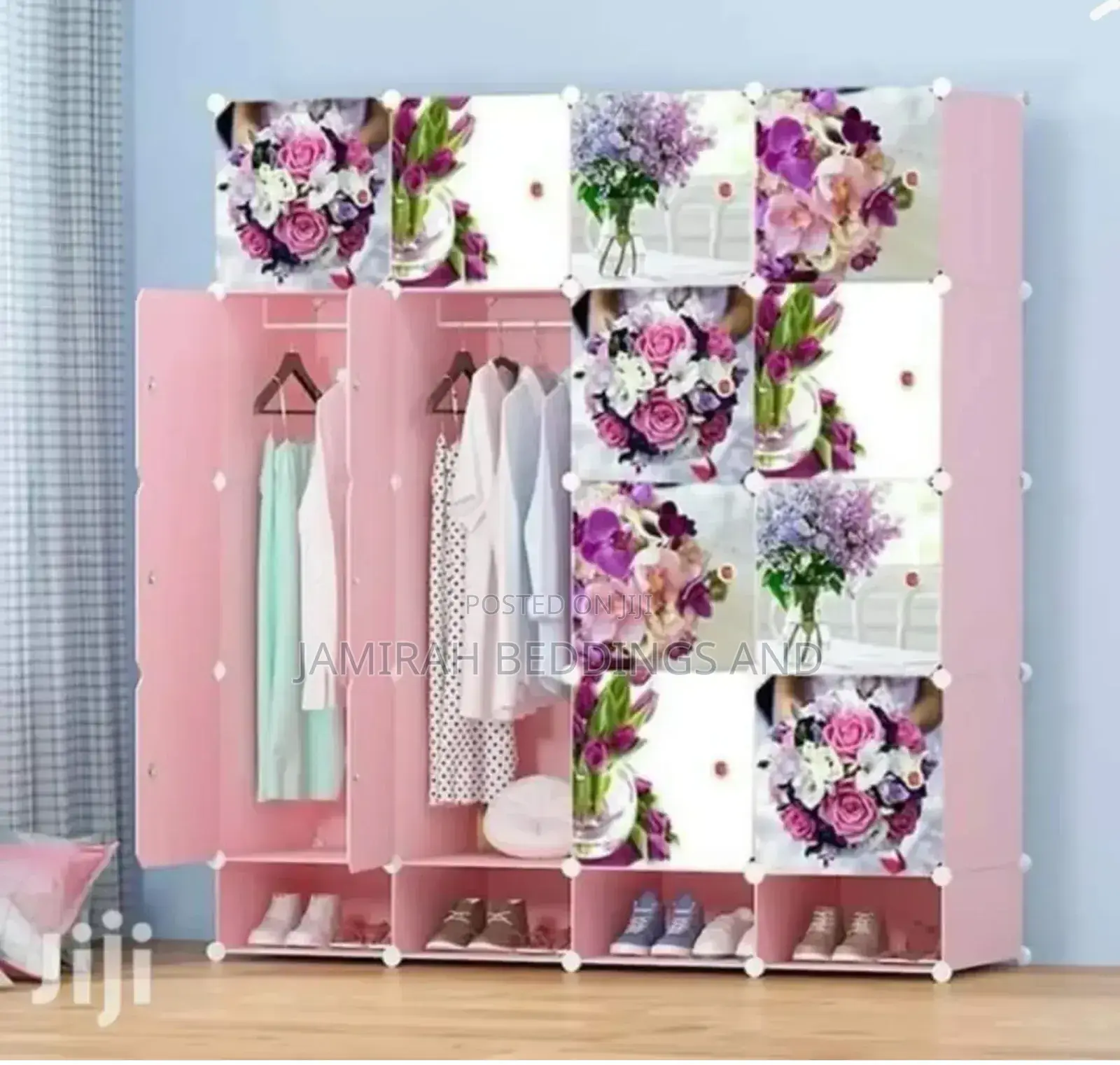 Plastic Wardrobe With 4 Column