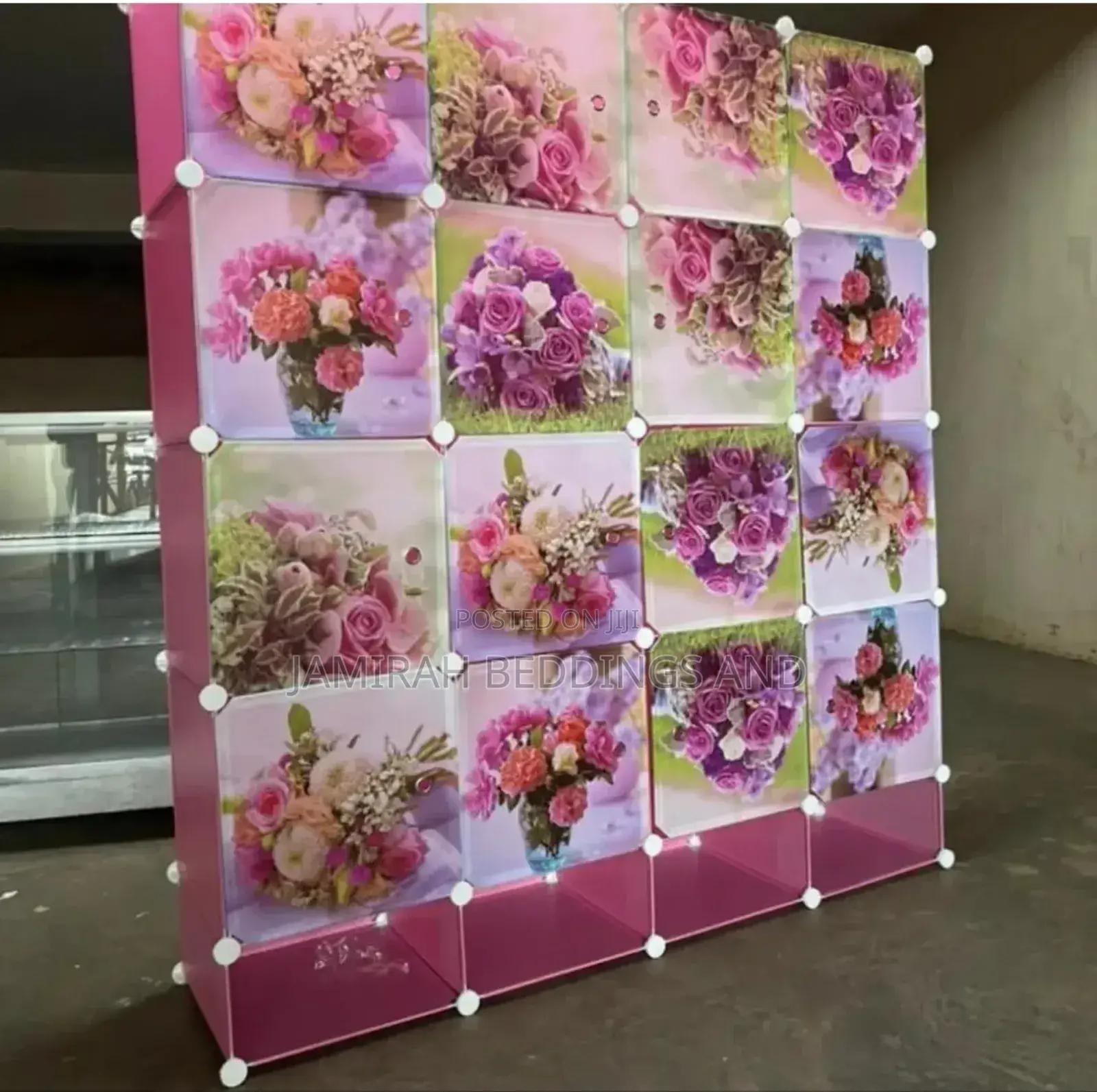 Plastic Wardrobe With 4 Column