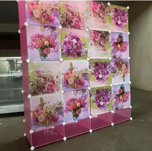 Plastic Wardrobe With 4 Column