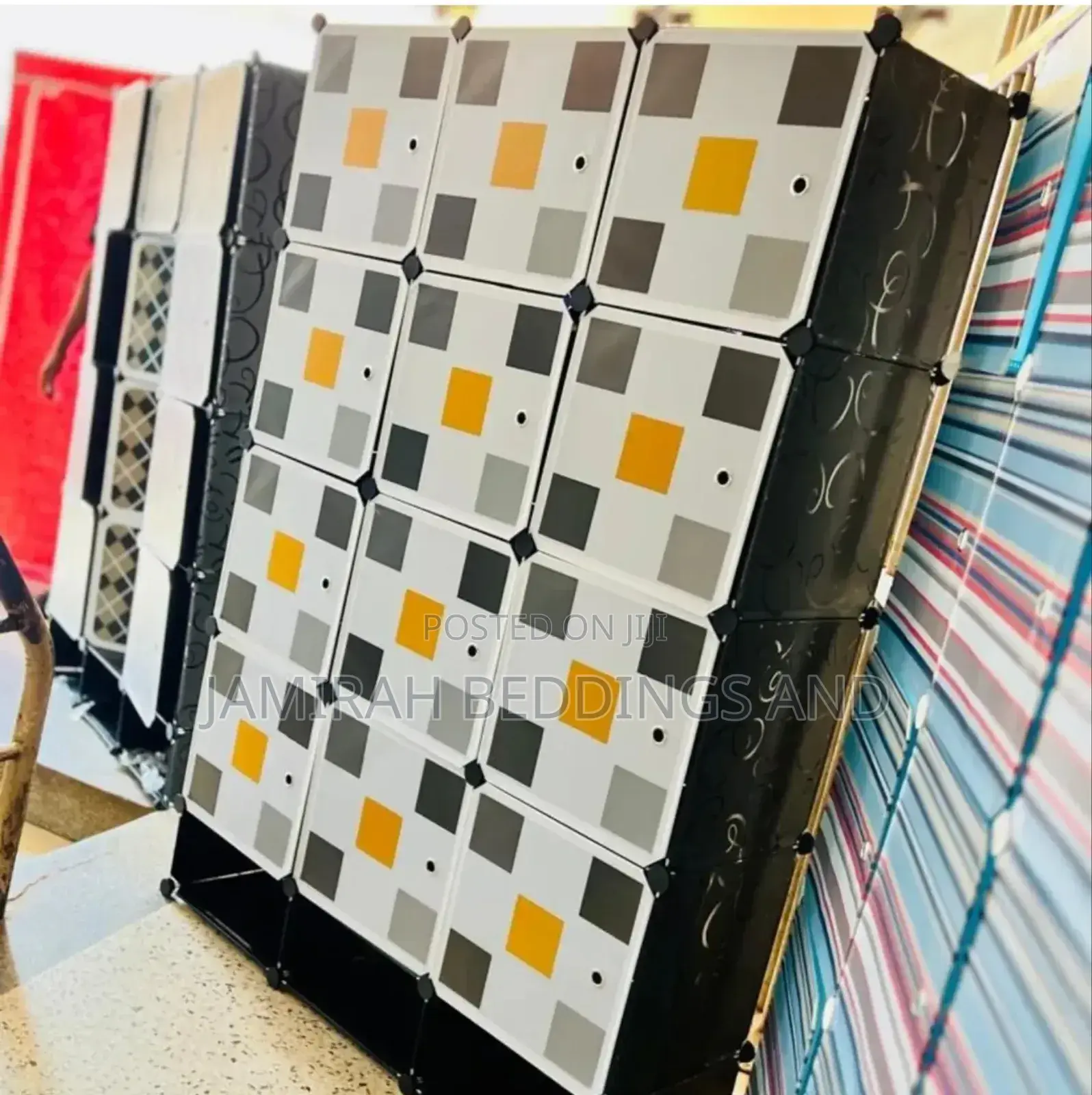 Plastic Wardrobe With 4 Column