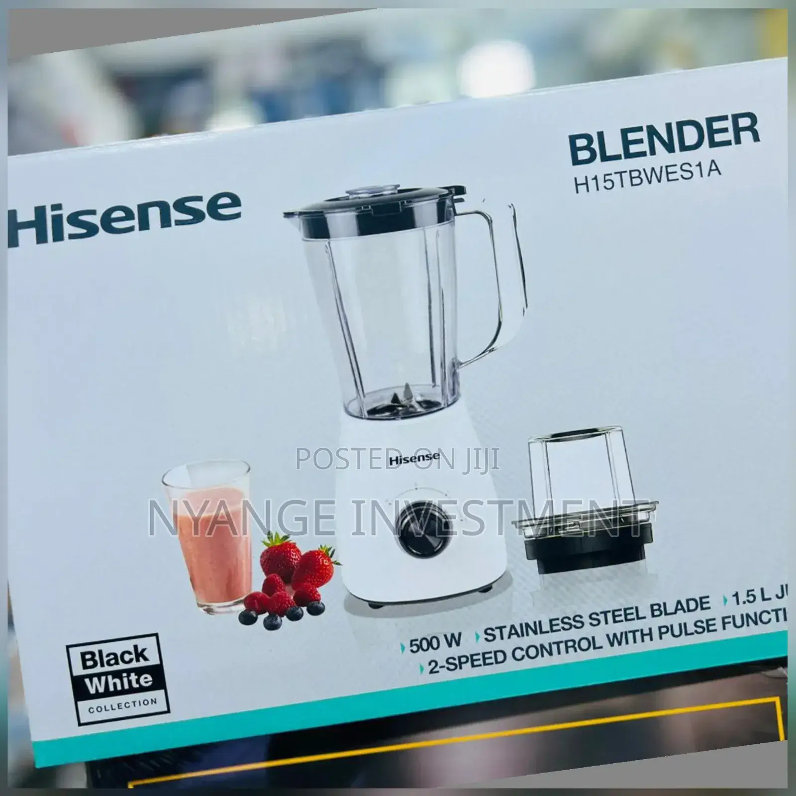 Hisense Blender 2in1 With Grinder