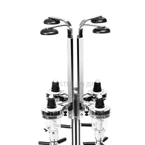 4 Bottles Bar Beverage Liquor Dispenser Drink Shot Dispenser