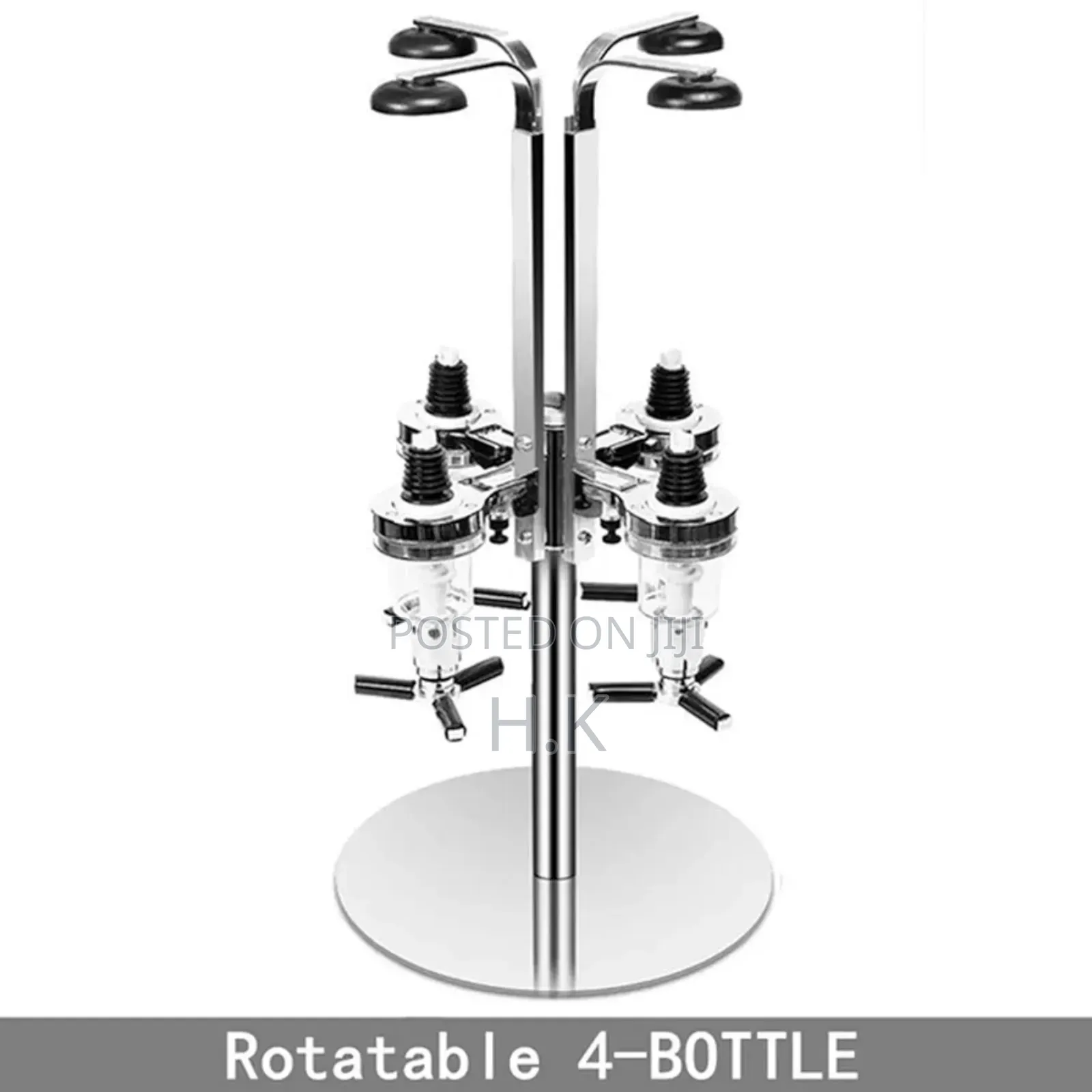 4 Bottles Bar Beverage Liquor Dispenser Drink Shot Dispenser