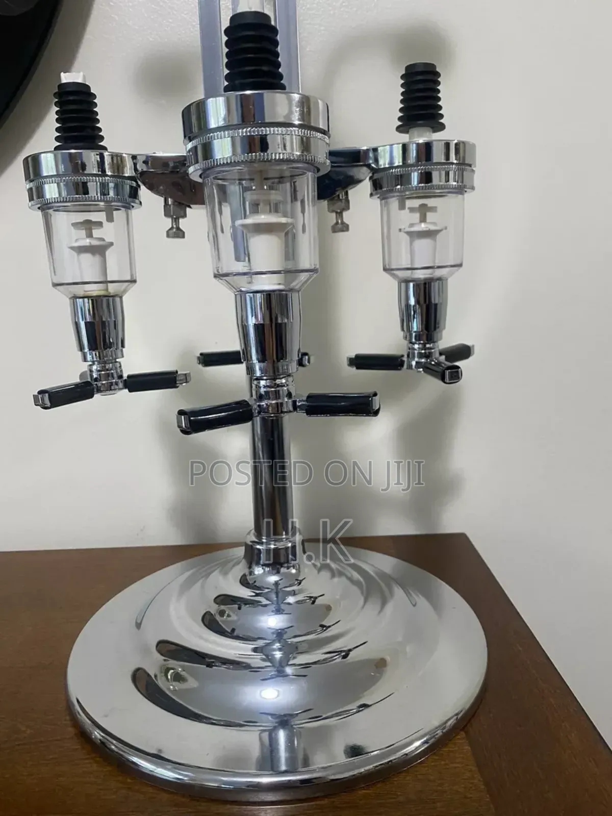 4 Bottles Bar Beverage Liquor Dispenser Drink Shot Dispenser