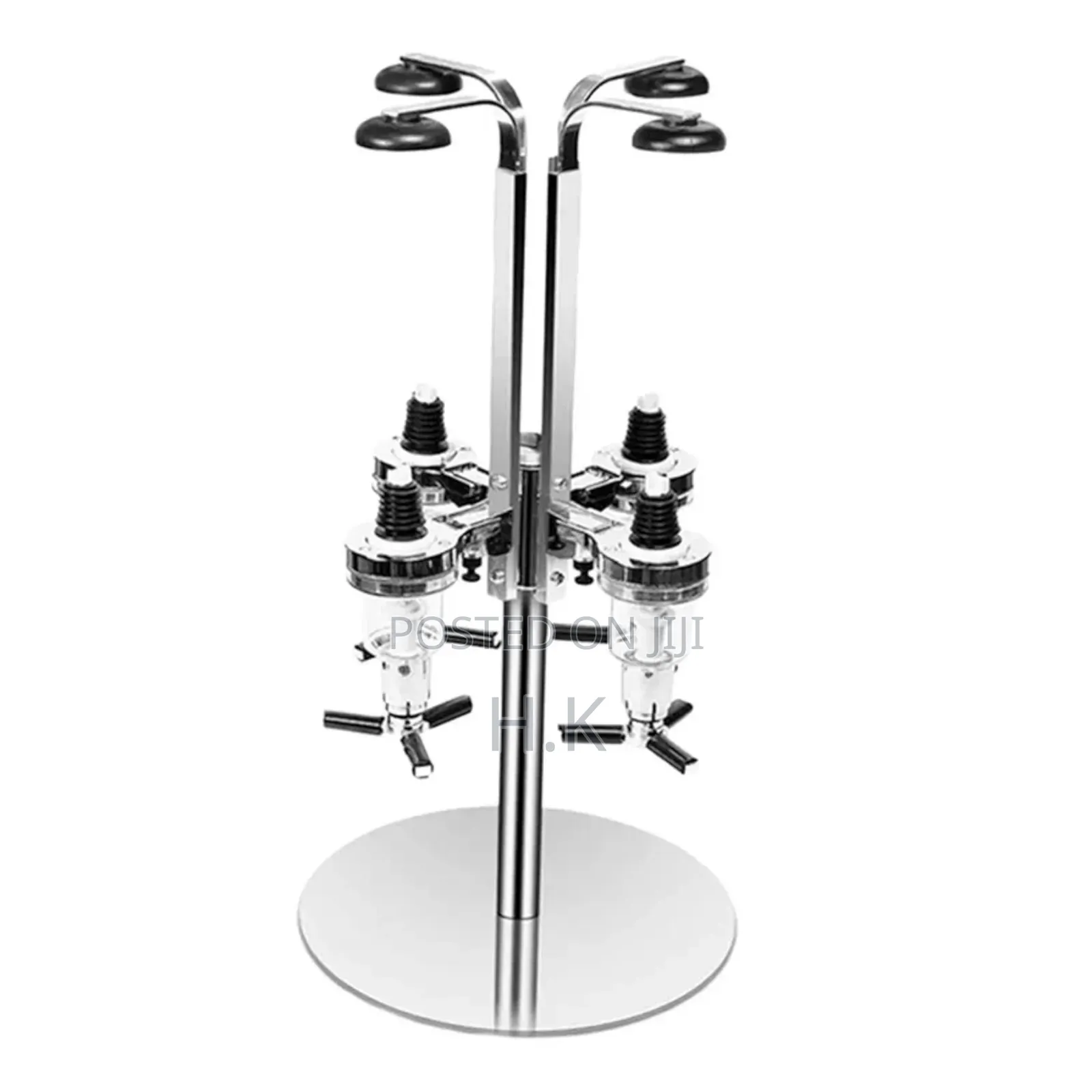 4 Bottles Bar Beverage Liquor Dispenser Drink Shot Dispenser