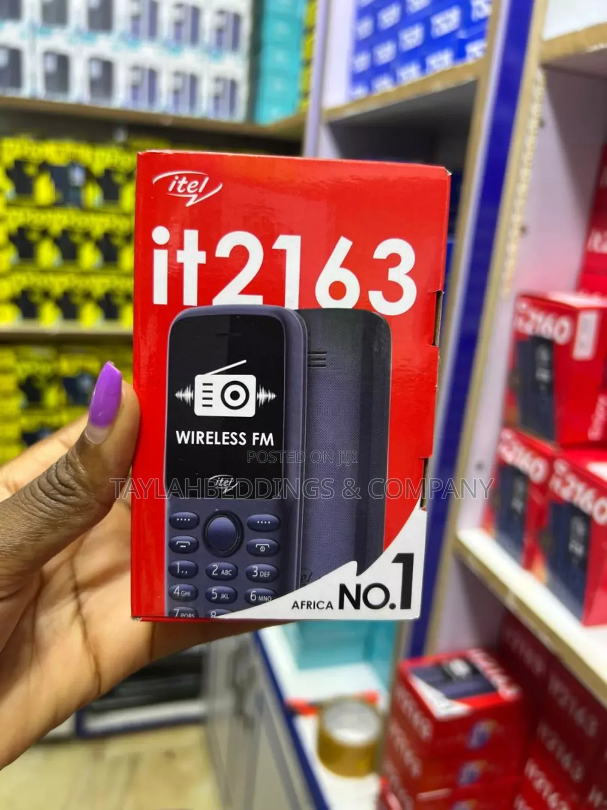 New Itel it2163 Black