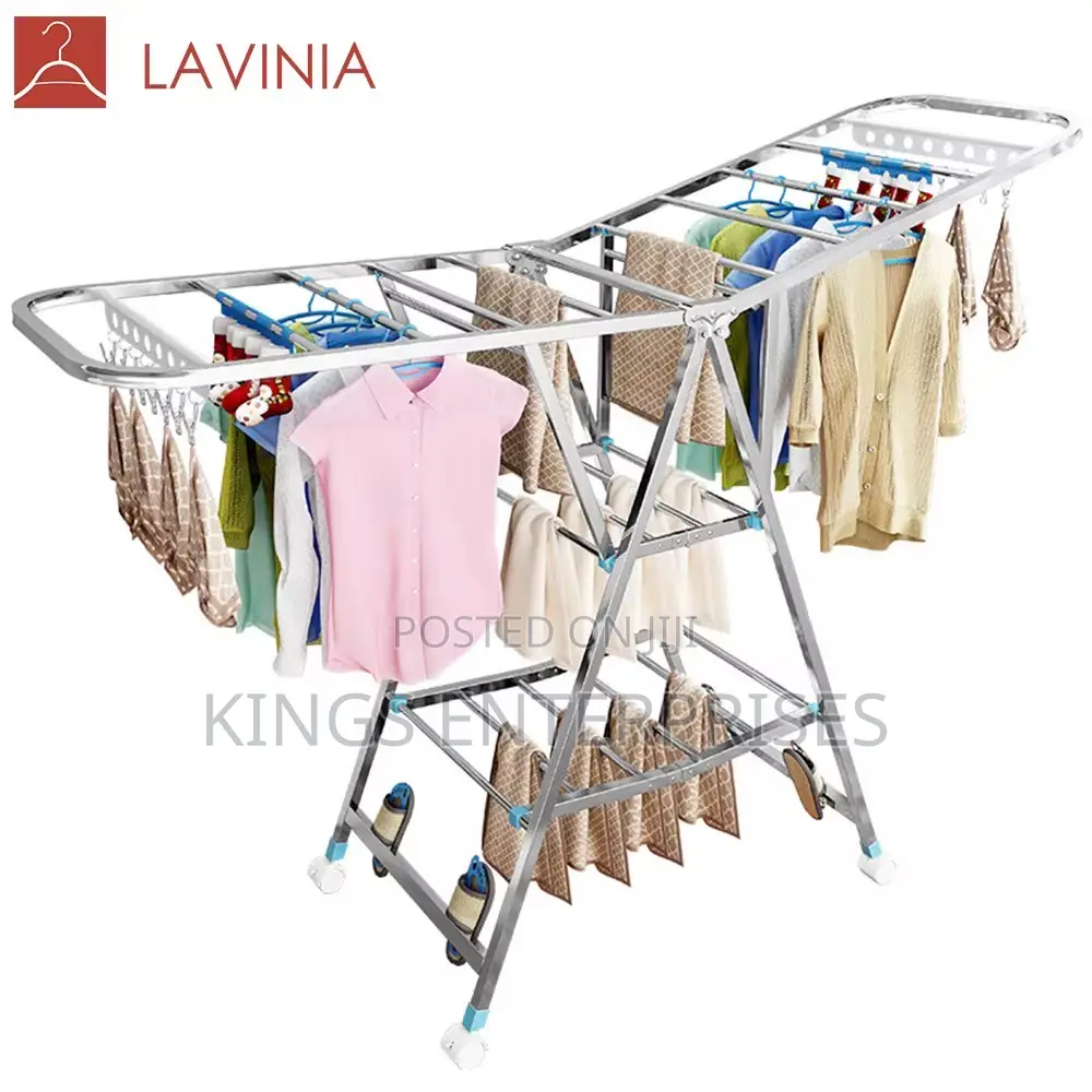 Heavy Duty Foldable Clothes Drying Rack