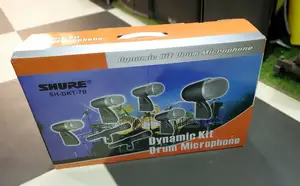Dynamic Drum Kit Microphones of 7 Pieces.