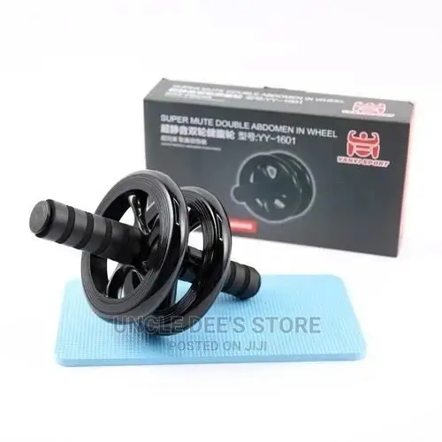 Super Mute Double Abdomen Ab Rollers Wheel
