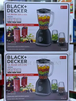 Black+Decker Blender. One Jar With 2mills
. Blender