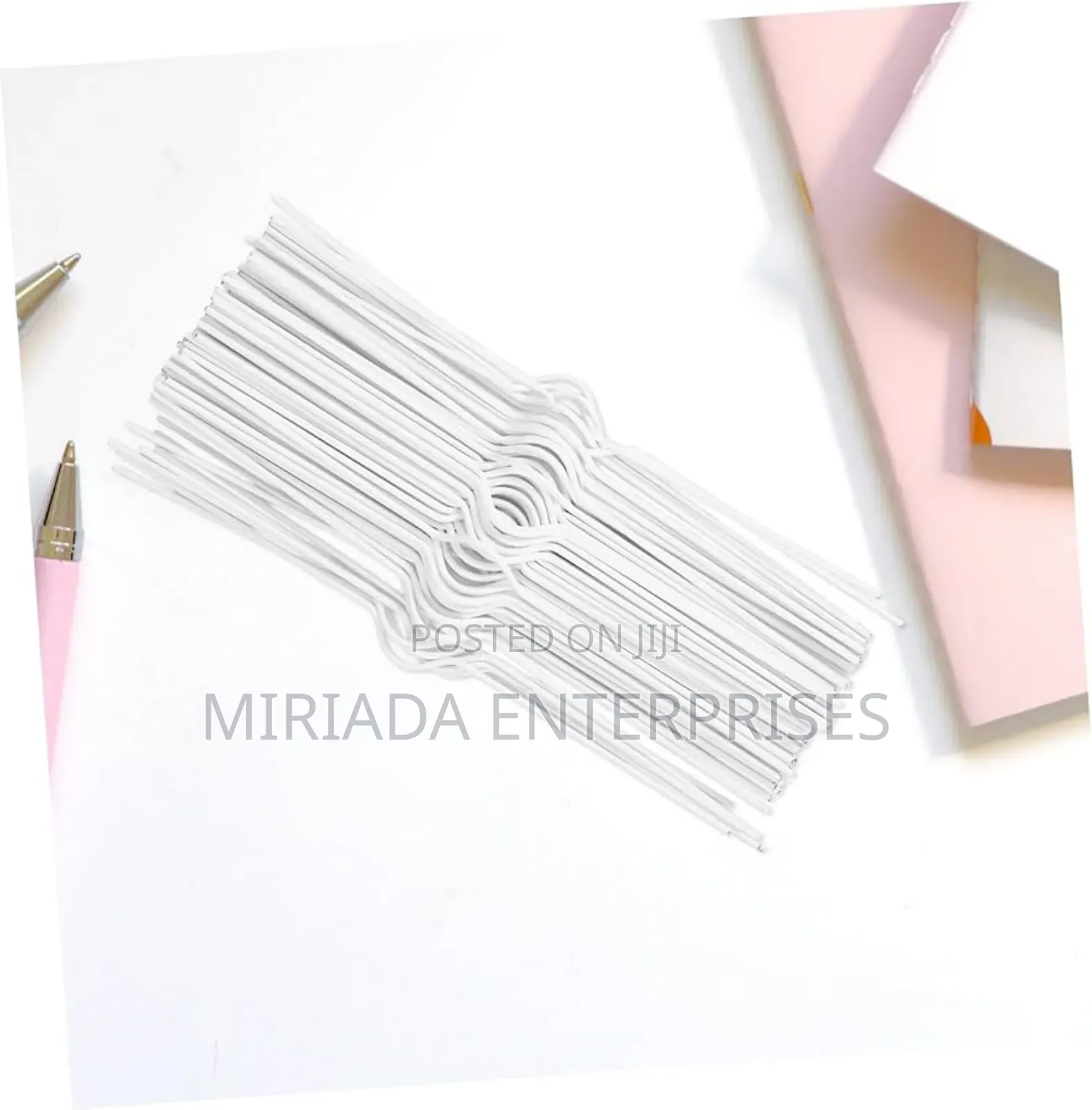 Calendar Wire Hangers -30cm White (Pack of 250pcs).