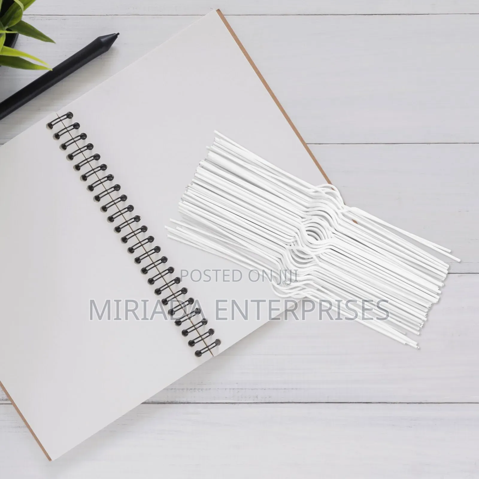 Calendar Wire Hangers -30cm White (Pack of 250pcs).