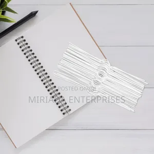 Calendar Wire Hangers -30cm White (Pack of 250pcs).