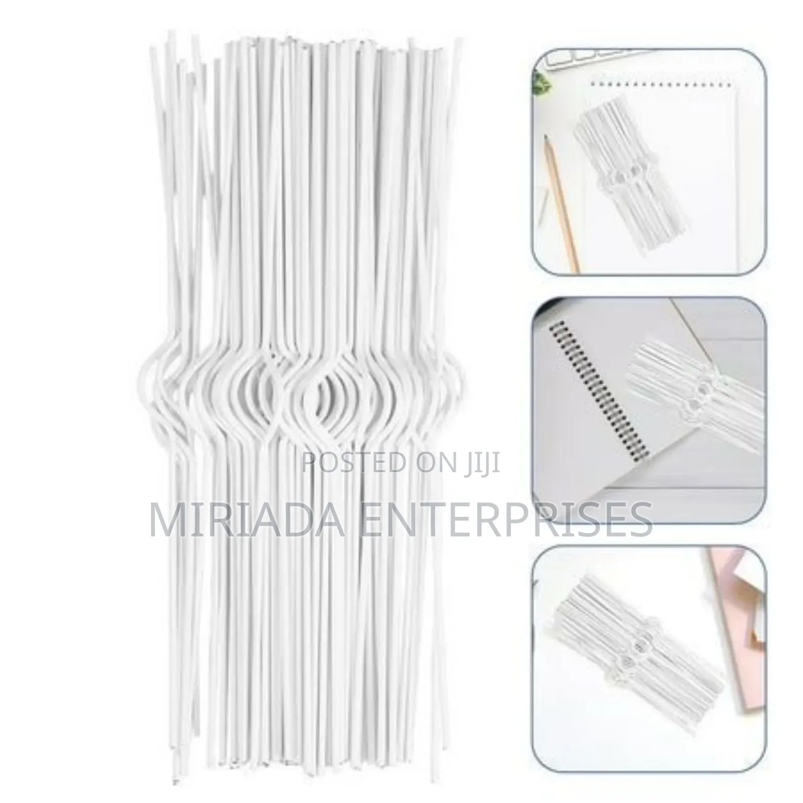 Calendar Wire Hangers -30cm White (Pack of 250pcs).