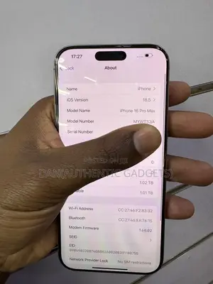 New Apple iPhone 16 Pro Max 1 TB Gold