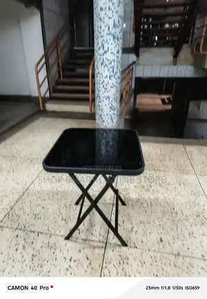Foldable Glass Table