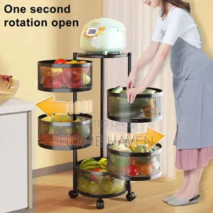 5tier Rotating Storage Rack